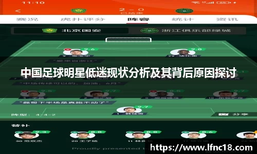 中国足球明星低迷现状分析及其背后原因探讨